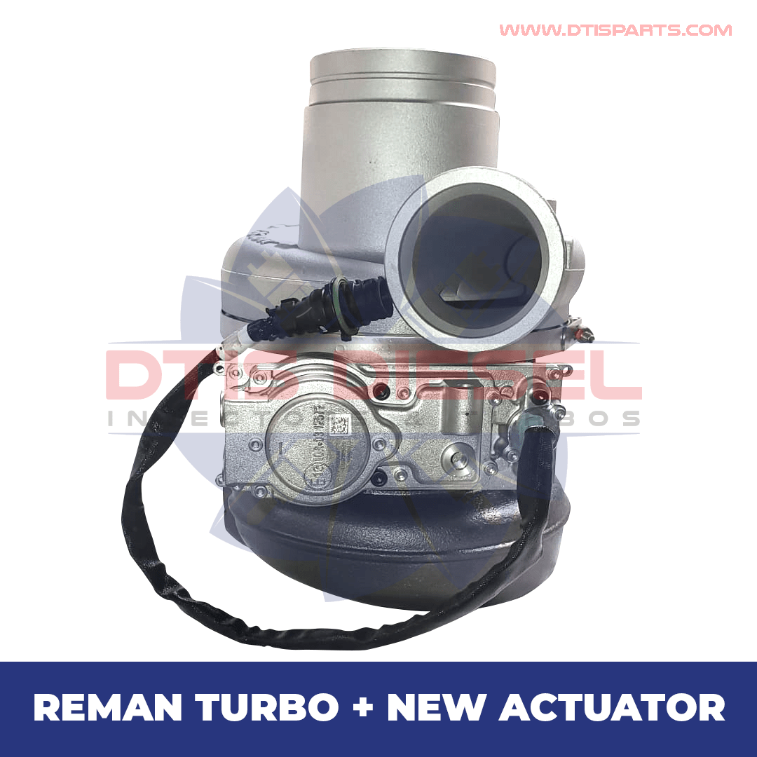 d16-turbo-new REBUILT VOLVO D16D/EPA04 TURBO #85142150 HE500VG/HE551VE – $3,200.00+$600.00 CORE DEPOSIT – NEW CALIBRATED ACTUATOR INCLUDED - Image 1