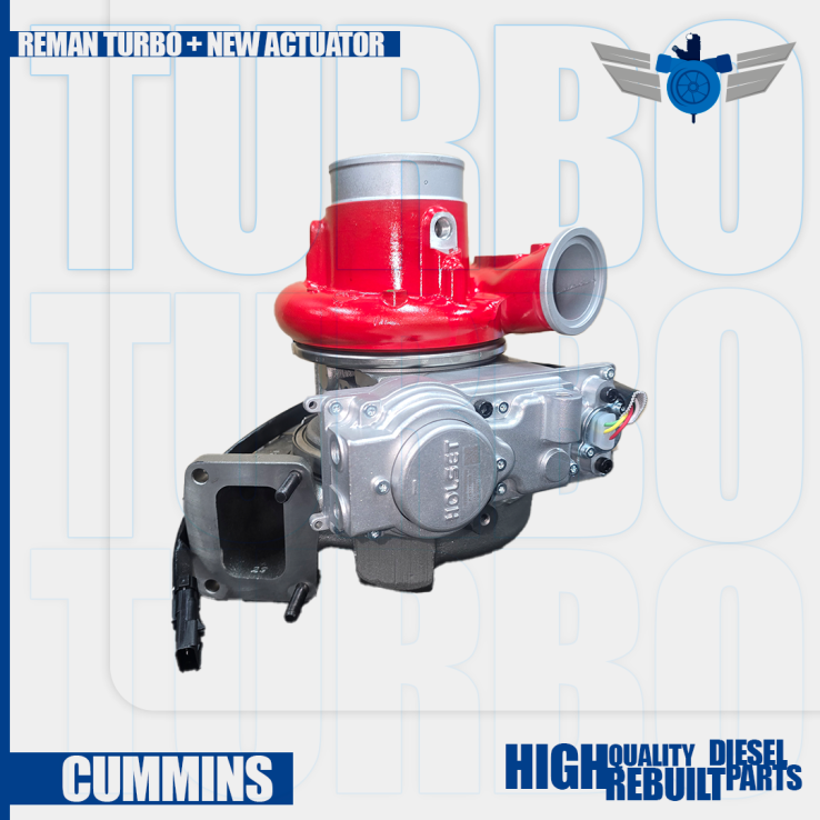 REBUILT 2882112RX CUMMINS ISX15 HE400VG/HE451VE TURBO DIESEL - $2900.00+$600.00 CORE DEPOSIT - NEW CALIBRATED ACTUATOR INCLUDED <b style="color: #254188;">(Offer $2,465 + $600 Core)</b>