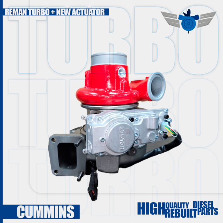 REBUILT 2882111RX CUMMINS ISX15 HE400VG/HE451VE TURBO DIESEL - $2,900.00+$600.00 CORE DEPOSIT - NEW CALIBRATED ACTUATOR INCLUDED <b style="color: #254188;">(Offer $2,465 + $600 Core)</b>