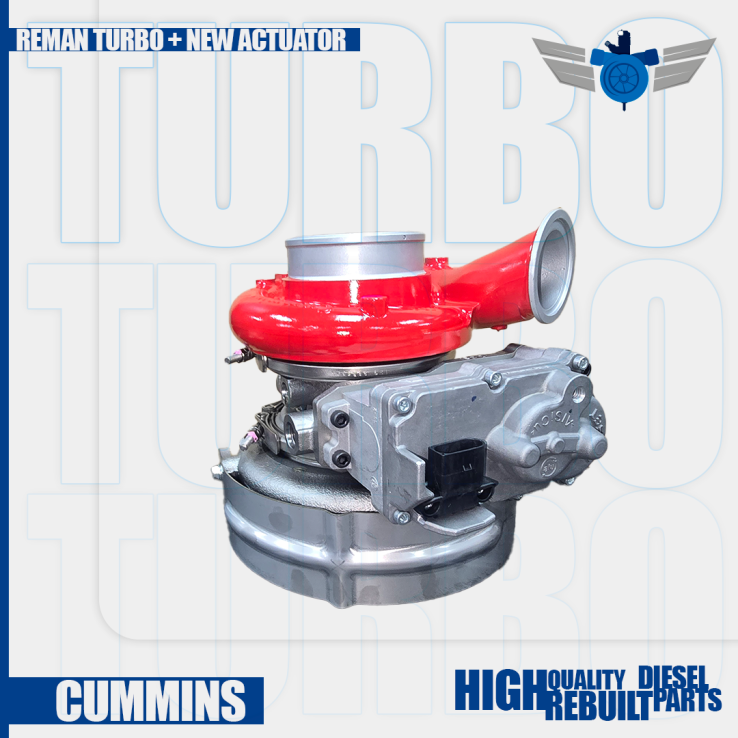 CUMMINS 6.7 REBUILT TURBO #5604175 – $2,900.00+$600.00 CORE – WITH NEW CALIBRATED ACTUATOR INCLUDED <b style="color: #254188;">(Offer $2,465 + $600 Core)</b>