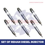 0 986 435 567 MAXXFORCE REMANUFACTURED INJECTOR – 6 Injectors Set – $1,500.00 + $600.00 Core Free Shipping in all orders