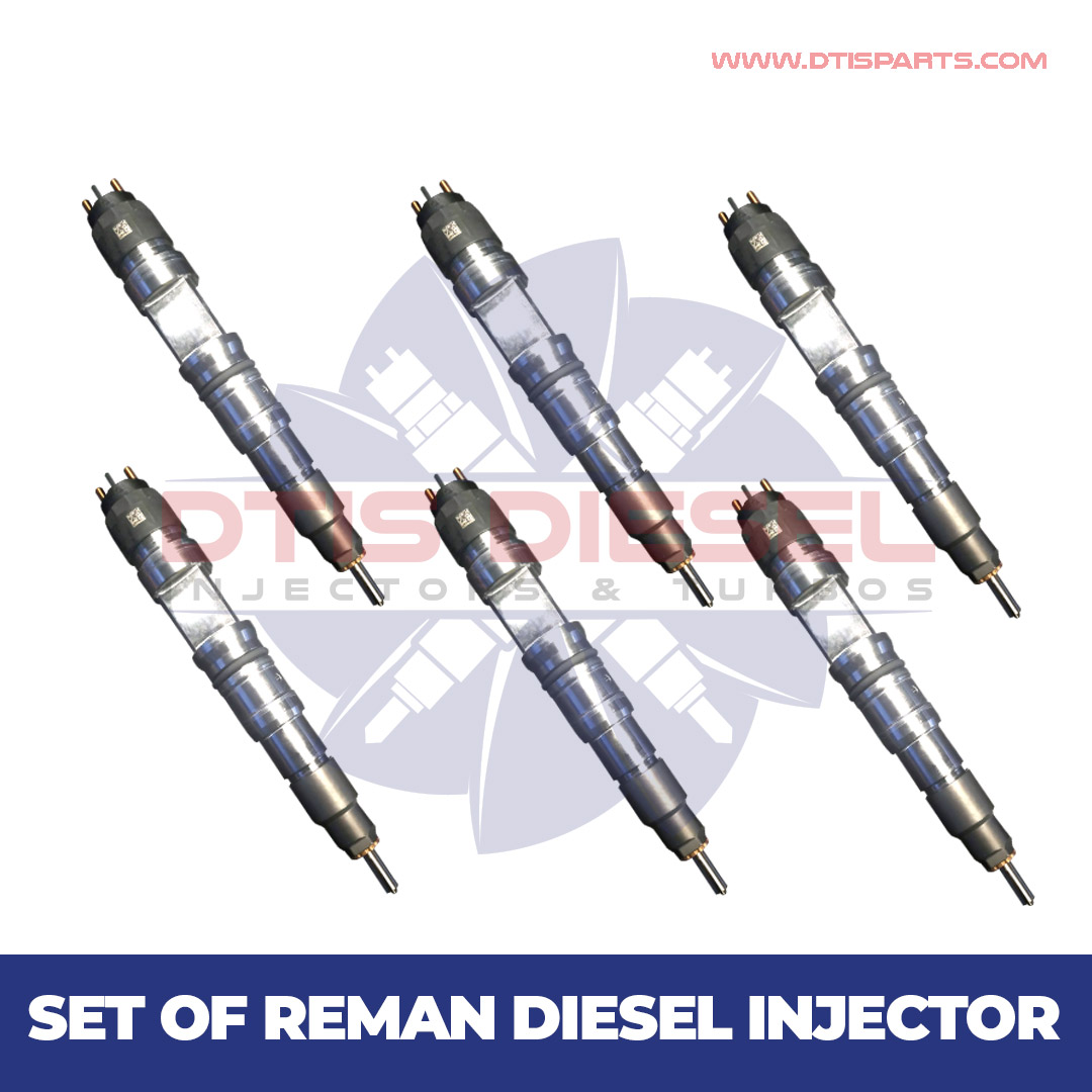 0986435566-reman 0 986 435 567 MAXXFORCE REMANUFACTURED INJECTOR – 6 Injectors Set – $1,500.00 + $600.00 Core Free Shipping in all orders - Image 1