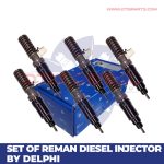 EX631018 (14.0) – Set of REMAN injectors by Delphi- $3,480.00+$1,200.00 Core Charge Free Shipping in all orders