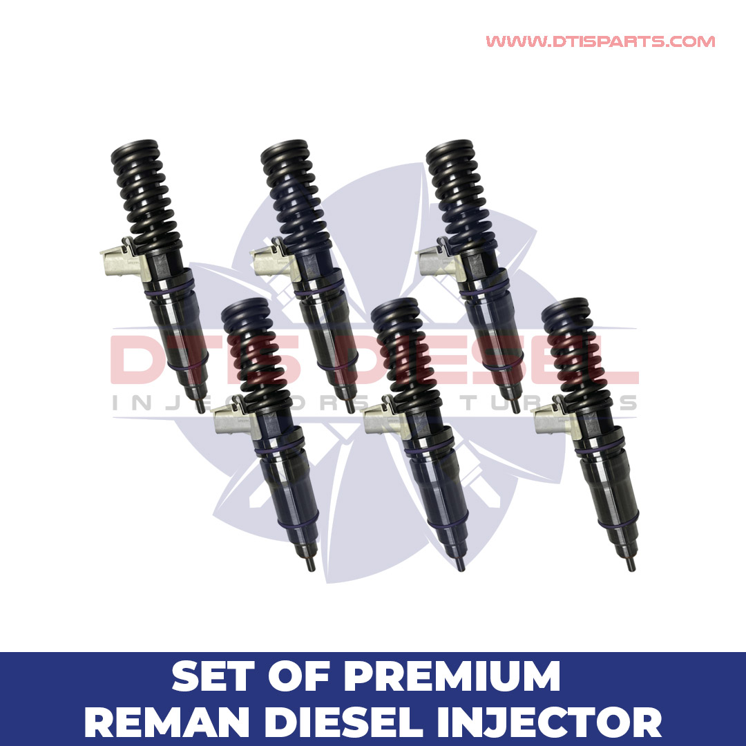 14.0 FE4E00001 (14.0) SET OF PREMIUM REMAN DIESEL INJECTORS – 6 Injectors Set – $1,500.00 + $1,200.00 Core Free Shipping in all orders - Image 1