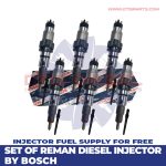 0986435503 (2003-2004 1/2) – 6 Injectors FUEL SUPPLY INCLUDED– $2,700.00 + $600.00 Core Free Shipping in all orders