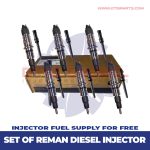 5254261PX REMAN by Cummins– 6 Injectors Set FUEL SUPPLY INCLUDED – $5,700.00 + $600.00 Core Free Shipping in all orders <b style="color: #28367e;">(Offer $4,460 + $600 Core)</b>