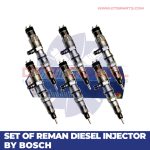 0445120300 Reman by BOSCH – 6 Injectors Set – $3,300.00 + $600.00 Core Free Shipping in all orders