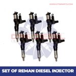 0950006593 Hino – 6 Injectors Set – $2,100.00 Free Shipping in all orders