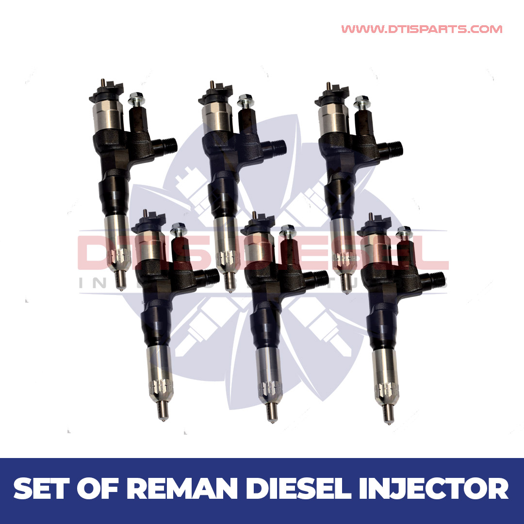 HINO 0950006593 Hino – 6 Injectors Set – $2,100.00 Free Shipping in all orders - Image 1