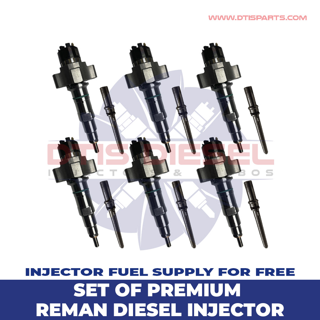 ISL 5579413 (ISL Marine) SET OF PREMIUM REMAN DIESEL INJECTORS – 6 Injectors Set FUEL SUPPLY INCLUDED – $2,850.00 + $900.00 Core Free Shipping in all orders - Image 1