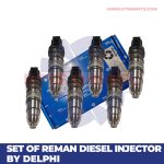 EX634888 (ISX) – 6 OEM Injectors Set – $3,840.00 +$600.00 Core Charge – REMAN by Delphi – Free Shipping in all orders