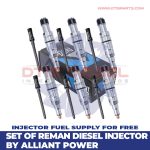 AP55102 ISX 15 REMAN by Alliant Power – SET OF DIESEL INJECTORS – 6 Injectors Set Injector Fuel Supply included for Free – $5,700.00 + $600.00 Core Free Shipping in all orders <b style="color: #28367e;">(Offer $4,560.00 + $+600 Core)</b>
