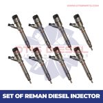 0986435504 LLY (2004 1/2 – 2005) – 8 Injectors Set – $1,600.00 + $800.00 Core Free Shipping in all orders