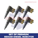 OR4970 (3126) Side Mount – SET OF PREMIUM REMAN DIESEL INJECTORS – 6 Injectors Set – $1,200.00+$900.00 Core Free Shipping in all orders