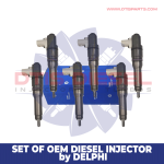 1825900 OEM by DELPHI MX13 & MX10 – 6 Injector Set – $4500.00+$1,200.00 Core Charge Free Shipping in all orders