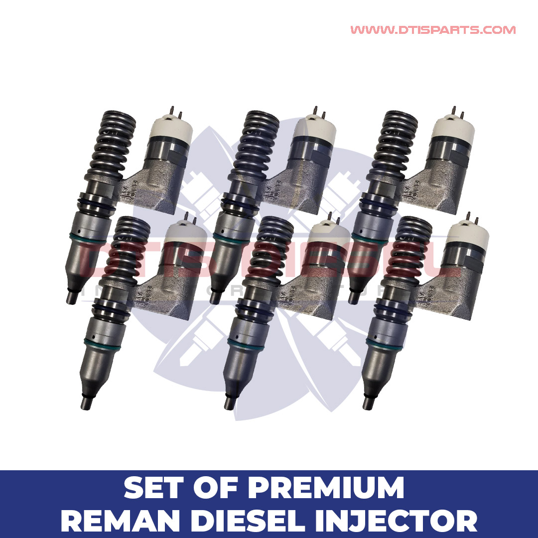 c12a 0R-9530 (C12 Marines) – Set of Premium Reman Diesel Injectors – 6 Injectors Set – $1,950.00 + $900.00 Core Free Shipping in all orders - Image 1