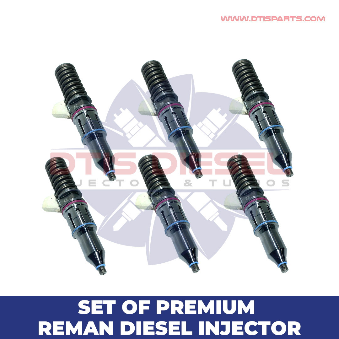 c18 20R1309 (C-18) – Set of Premium Reman Diesel Injectors – 6 Injectors Set – $2,400.00 + $1,200.00 Core Free Shipping in all orders - Image 1