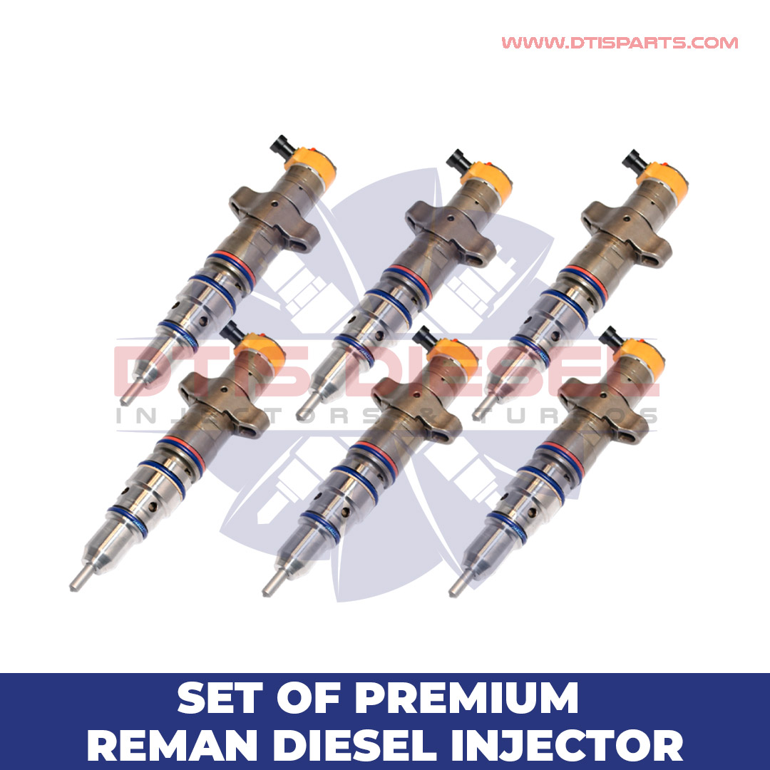c7 10R7221 – Set of Premium Reman Diesel Injectors – 6 Injectors Set – $1,800.00 + $1,200.00 Core Free Shipping in all orders - Image 1