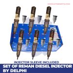 85013611 D13H EPA10/0BD13 – SET OF PREMIUM REMAN DIESEL INJECTORS – Injector Sleeve included – 6 Injectors Set – $1,500.00 + $600.00 Core Free Shipping in all orders