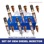 85000496 D16F EPA07 – 6 OEM Injectors Set Injector Sleeve Included – $3,000.00 + $600.00 Core Free Shipping in all orders