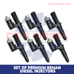 20R1280 (3512/3508) – Set of Premium Reman Diesel Injectors – 6 Injectors set – $2,700.00+$1,200.00 Core Charge Free Shipping in all orders