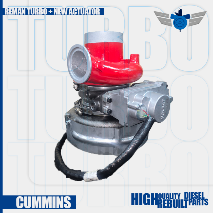 4955401 CUMMINS 6.7  REMAN TURBO $2,900.00 + $600.00 CORE – NEW CALIBRATED ACTUATOR INCLUDED