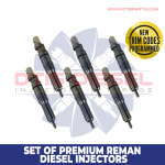 2119950 Set of Premium Reman Diesel Injectors MX13 & MX10 – 6 Injectors Set – $1,800.00 + $1,200.00 Core Free Shipping in all orders
