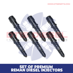 4954801 QSK – SET OF PREMIUM REMAN DIESEL INJECTORS – 6 Injectors Set - $2,700.00 + $1,200.00 Core Free Shipping in all orders