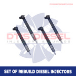 Ex631088 – Set of Rebuild Diesel Injectors – 4 Injectors Set – $1,000.00+$400.00 Core Free Shipping in all orders