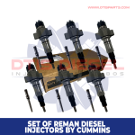 5579405 ISL – SET OF REMAN DIESEL INJECTORS BY CUMMINS – 6 Injectors Set FUEL SUPPLY INCLUDED- $6,600.00 + $900.00 Core Free Shipping in all orders <b style="color: #28367e;">(Offer $5,610.00 + $900 Core)</b>