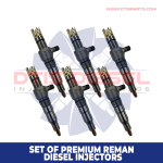 A9360701787 MERCEDES ACTROS -SET OF PREMIUM REMAN DIESEL INJECTORS – 6 Injectors Set – $2,100.00 + $1,200.00 Core Free Shipping in all orders